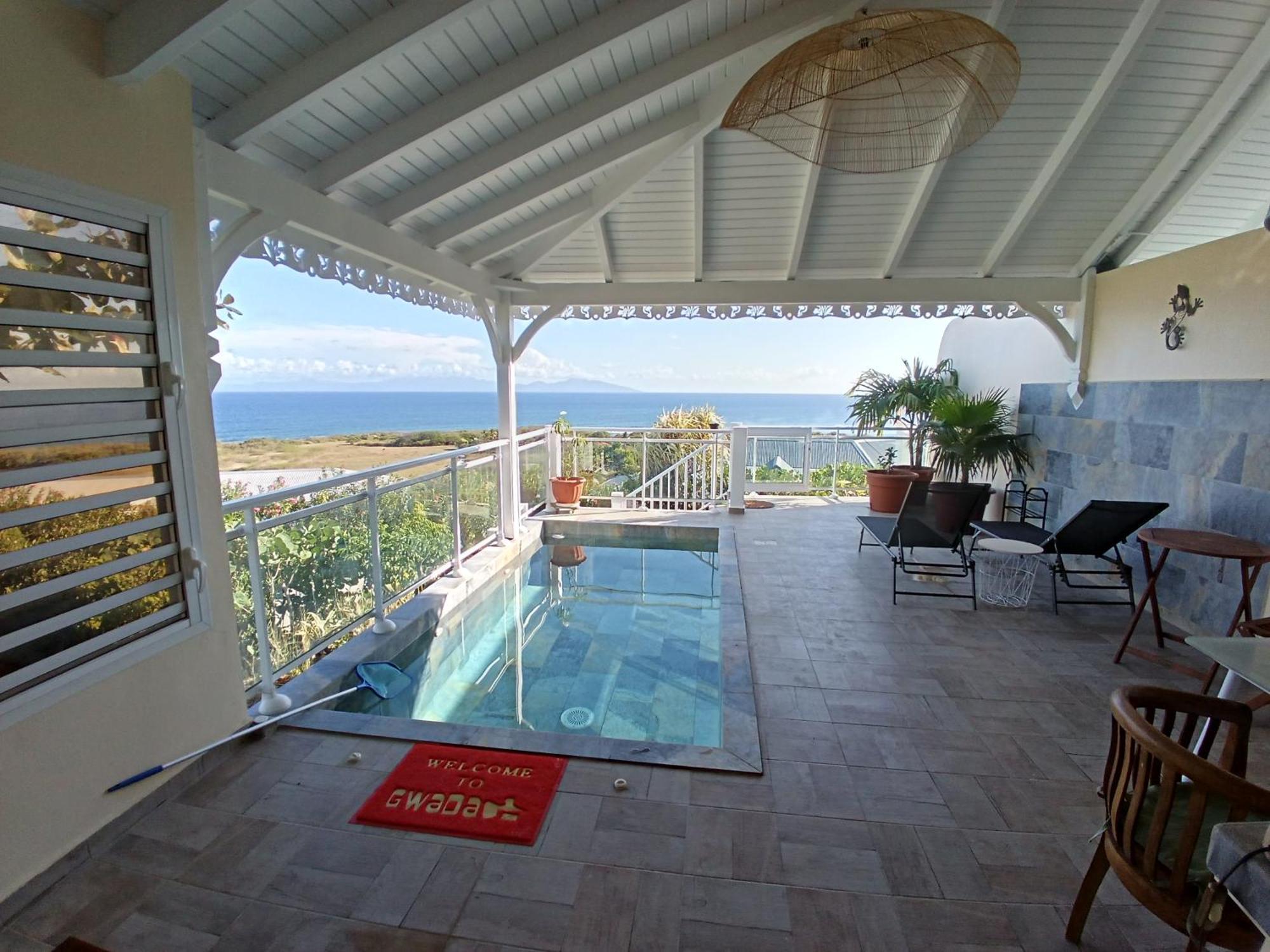 Aux Colibris Amoureux : Loft De Standing Avec Vue Mer Grand-Bourg  Luaran gambar