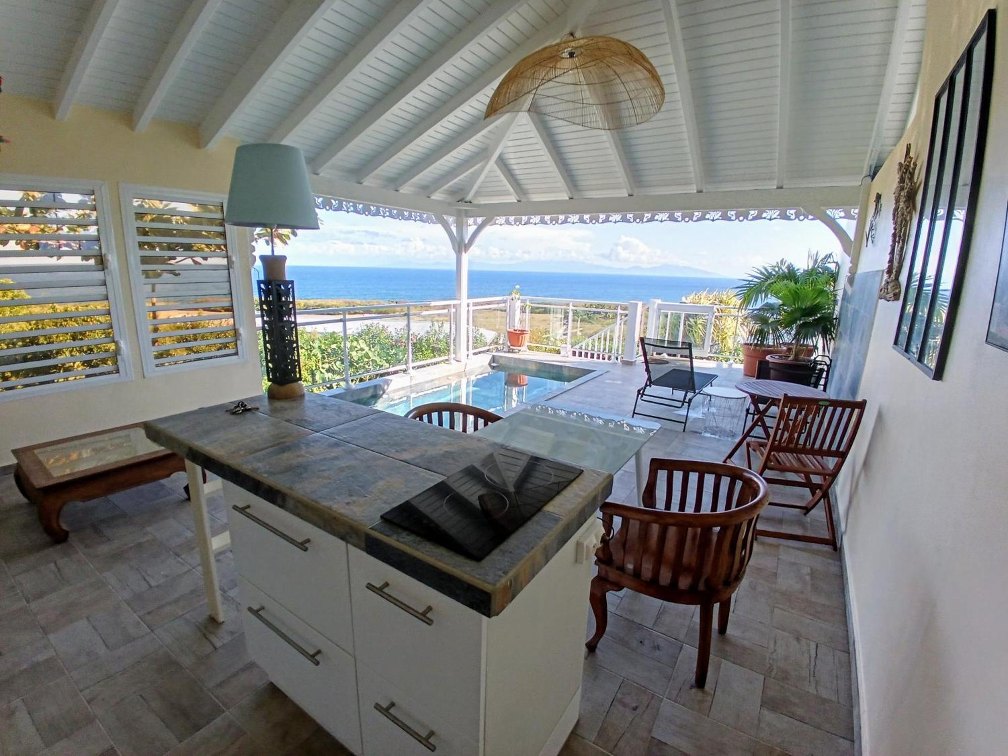 Aux Colibris Amoureux : Loft De Standing Avec Vue Mer Grand-Bourg  Luaran gambar