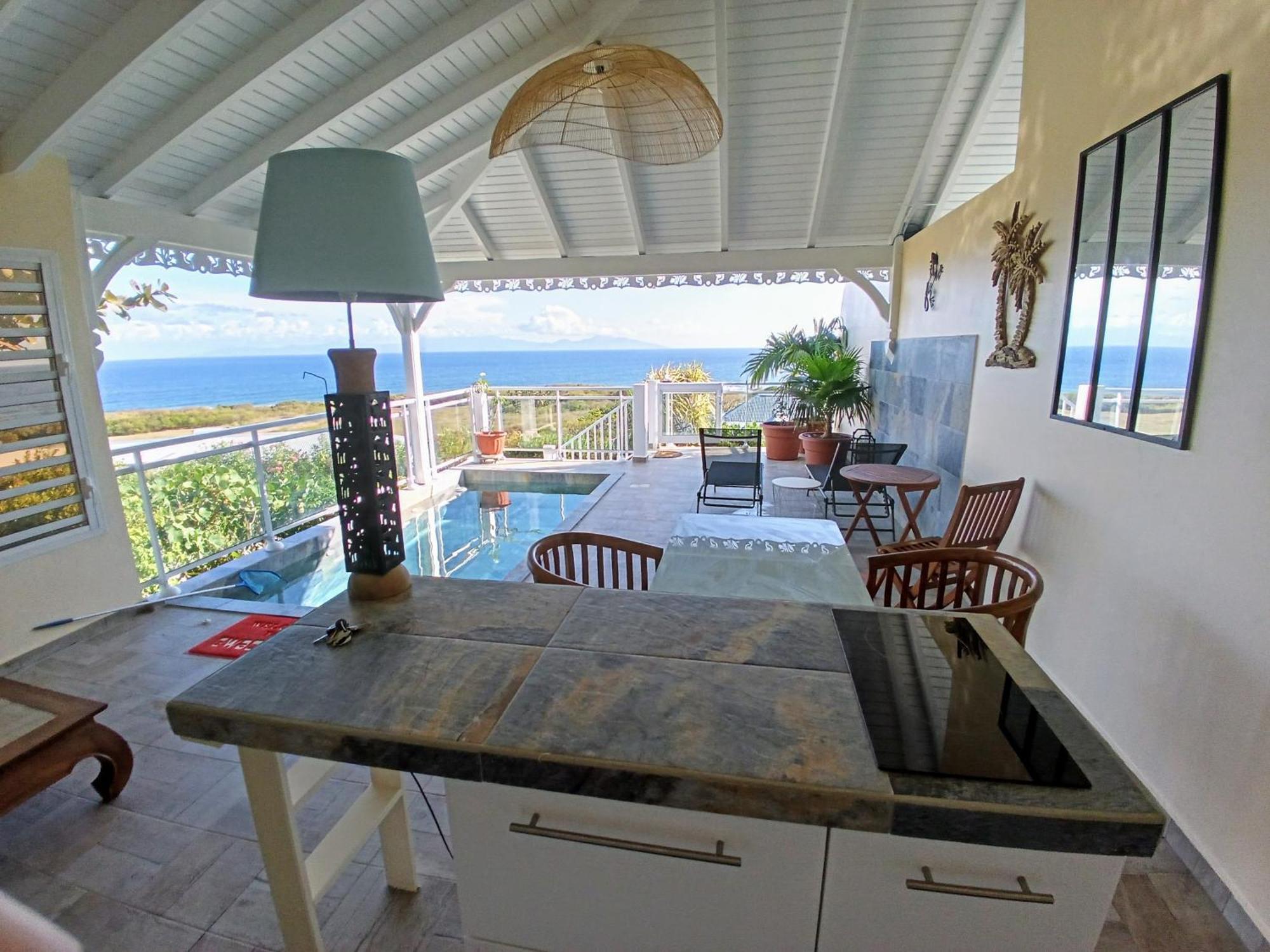 Aux Colibris Amoureux : Loft De Standing Avec Vue Mer Grand-Bourg  Luaran gambar